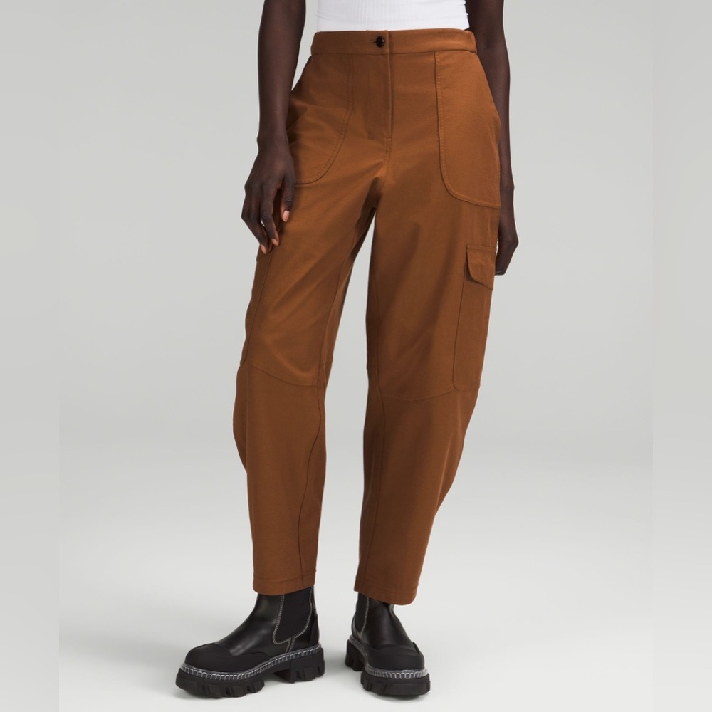 LULULEMON Light Utilitech Cargo Pocket High-Rise Pant Roasted Brown Size 30